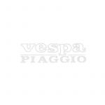 Tank sticker Vespa Piaggio White A Piece