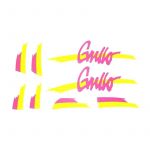 Stickerset Vespa Grillo Purple/Yellow