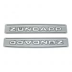 Tank stickers Zundapp 529 Short Track Metallic Silver