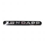 Tank emblem Zundapp Black/Silver