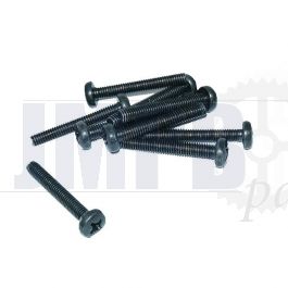 Cylinder screw Black M6X35 Din 7985H