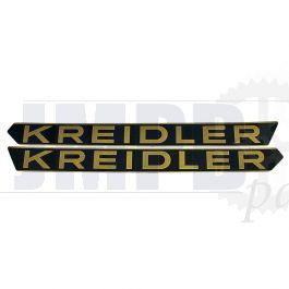 Kreidler Tank stickers Gold Color 385X36MM