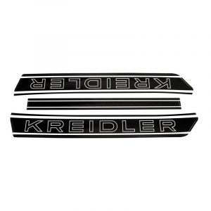 Tank stickers Kreidler Black/White