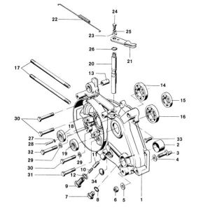 Crankcase Left Kreidler 5G Direct