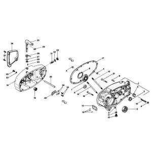 03. Zundapp 529 Crankcase Right