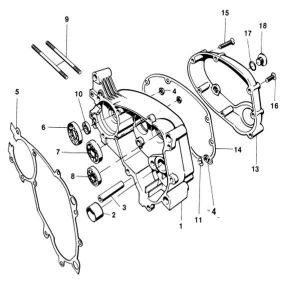 Crankcase Right Kreidler 5G Direct