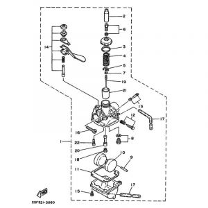 Carburettor Yamaha DT50MX