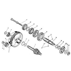 07. Zundapp 529 Gear box 4G Foot