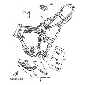 Frame Yamaha DT50MX