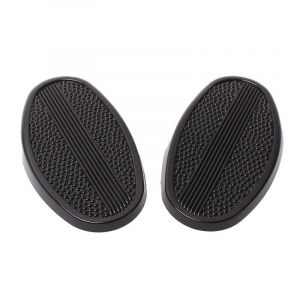 Knee rubber set Kreidler Egg-Tank Black