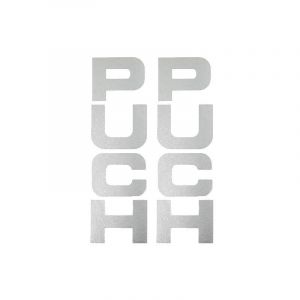 Stickerset Front fork Puch Maxi Silver 26X94MM