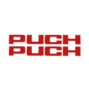 Stickerset Puch Red 150X20MM