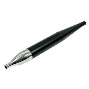 Exhaust Silencer Cigar Universal Black/Chrome 32MM