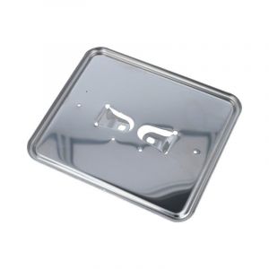 License plate holder Lying Chrome