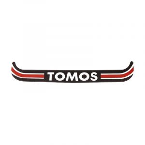Sticker License plate holder Wide Tomos Red/Black