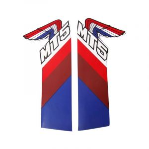 Stickerset Tank Honda MT5 1987 Blue/Brown/Red