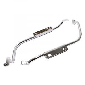 Radiator bracket set Chromed Zundapp 517