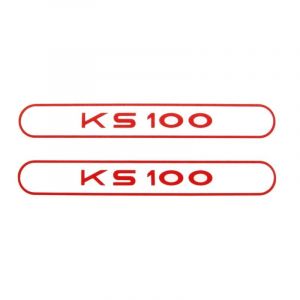 Stickerset Tank Zundapp KS100 Red
