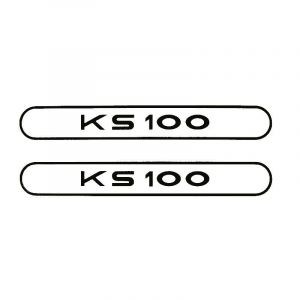 Stickerset Tank Zundapp KS100 Black