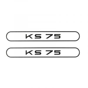 Stickerset Tank Zundapp KS75 Black