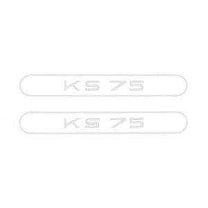 Stickerset Tank Zundapp KS75 White