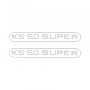 Stickerset Tank Zundapp KS50 Super White