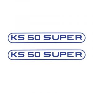 Stickerset Tank Zundapp KS50 Super Blue