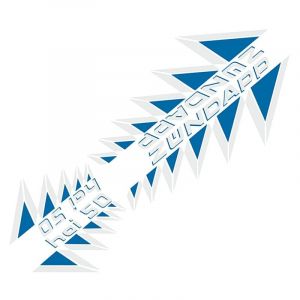 Stickerset 4-Pieces Zundapp HAI50 Blue / White