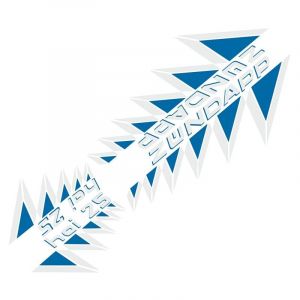 Stickerset 4-Pieces Zundapp HAI25 Blue / White