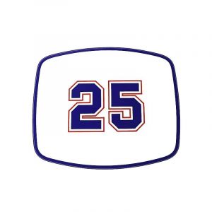 Sticker Headlight spoiler "25" Zundapp HAI