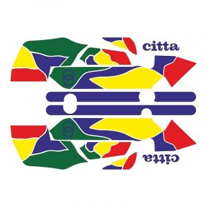 Stickerset Gilera Citta Funny Purple