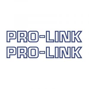 Stickerset Pro-Link Blue on Transparent 26CM