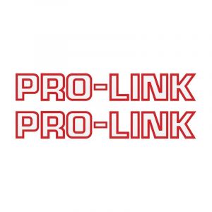 Stickerset Pro-Link Red on Transparent 26CM