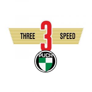 Transfer Rear Fender Puch VS50D Three Speed