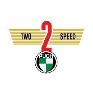 Transfer Rear Fender Puch VS50 Two Speed