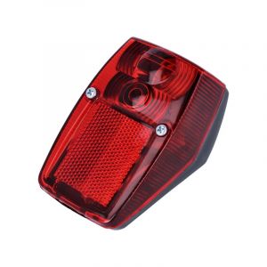 Taillight Universal Black 70X115MM