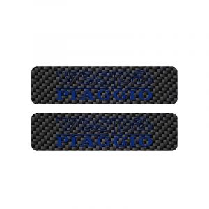 Tank stickers Vespa Piaggio Carbon/Blue