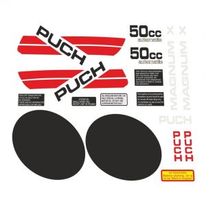 Stickerset Puch Magnum X Yellow
