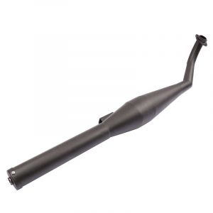 Exhaust Kreidler P6 Glass wool damped Black 32MM