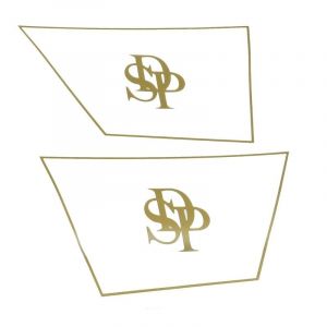 Side panel stickers Gold SDP Puch Monza