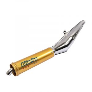 Exhaust Silencer 28MM Biturbo Universal