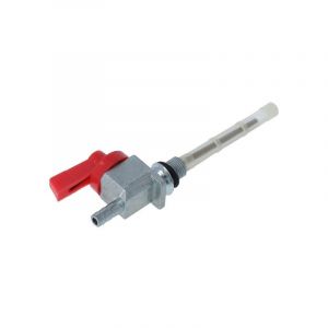 Fuel cock M10 X 1 Straight Red - Oldtimer