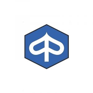 Sticker Piaggio Logo Hexagon 100MM