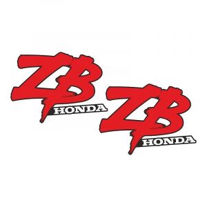 Stickerset Tank Honda ZB50