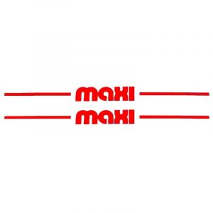 Stickerset Maxi Side panel Red 235X20MM
