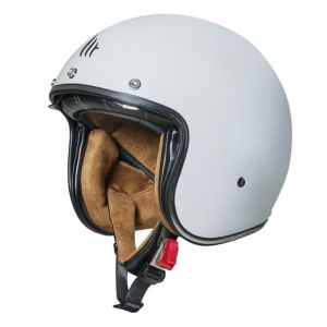 Helmet Jet Le Mans II SV MT White