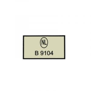 NL Approval Sticker B| Dutch only