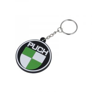 Keychain Puch Soft Rubber Round