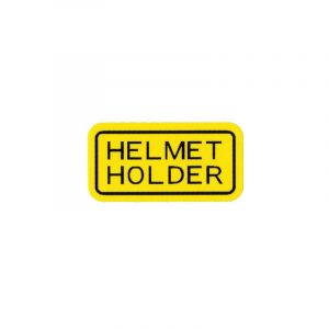 Sticker "Helmet Holder" Honda MT/MB Yellow