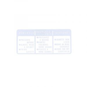 Sticker Driving instructions Honda MT/MB White/Transparent
